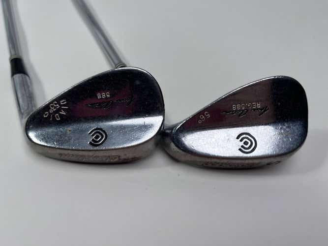 Cleveland 588 Tour Satin Chrome Wedge Set 53* 56* HET Wedge Steel Mens RH