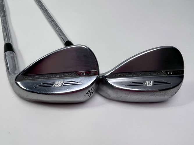 Titleist Vokey SM8 Tour Chrome Wedge Set 54* 12 | 60* 8 SM8 Wedge Steel Mens RH