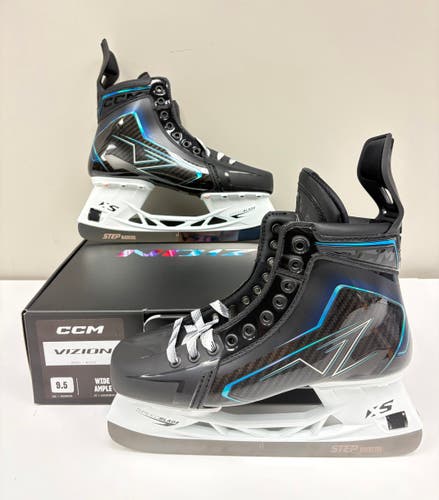 CCM Vizion Hockey Skates Wide Width 9.5 (New)