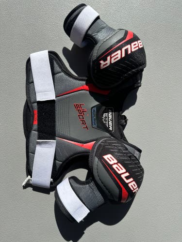 Large Junior Bauer Lil Sport Shoulder Pads (Used)