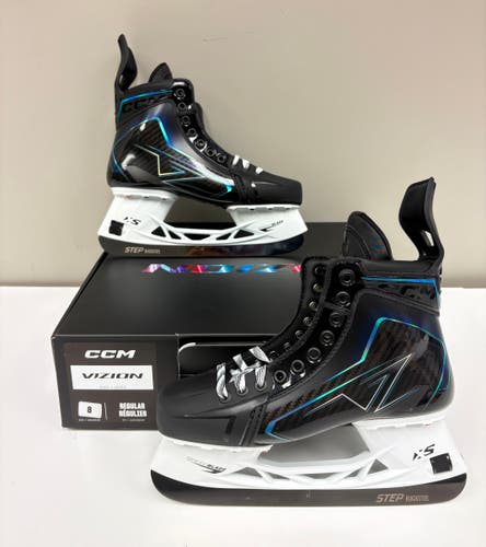 CCM Vizion Hockey Skates Regular Width 8 (New)
