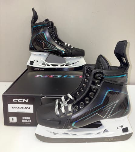 CCM Vizion Hockey Skates Regular Width 8 (New)