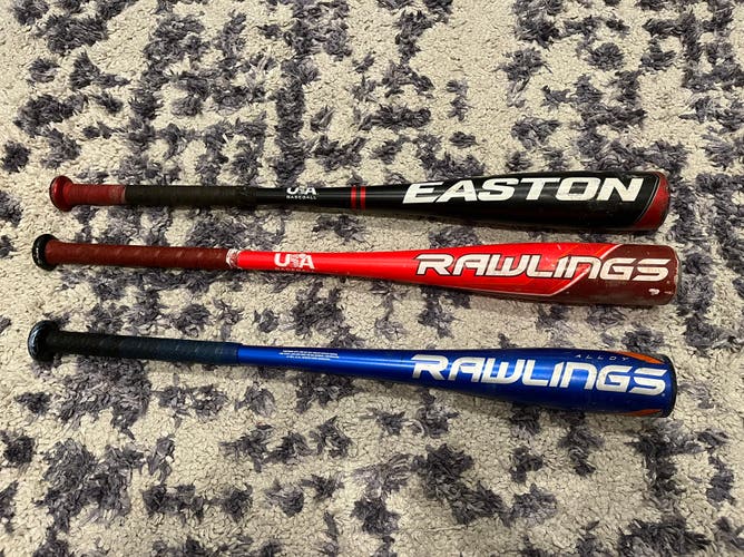 3 USABat Certified Bats Bundle 28 -11, 26 -10 (READ Description)