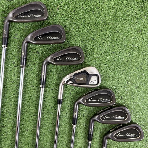 READ Cleveland TA5 Gunmetal Iron Set 4-PW Regular/Stiff Flex Steel Left Handed