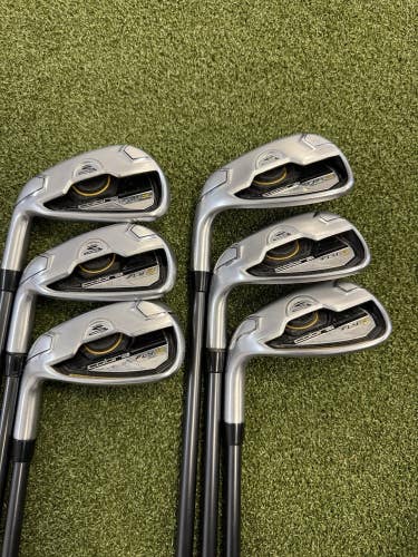 Cobra Fly-Z Iron Set 6-PW,GW Regular Flex Graphite Shafts Left Handed