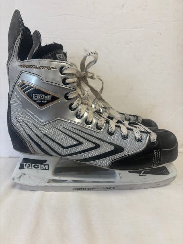 Silver CCM Agility 2.0 Hockey Skates Regular Width 11 (Used)