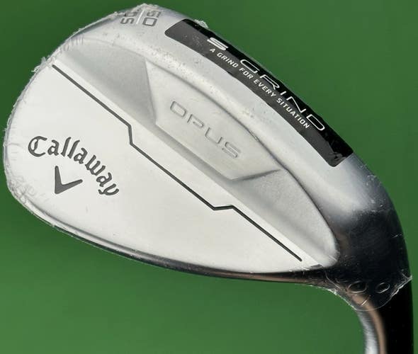 Callaway Opus Chrome Lob LW Wedge 60-10* S-Grind Steel Dynamic Gold Mid 115 NEW