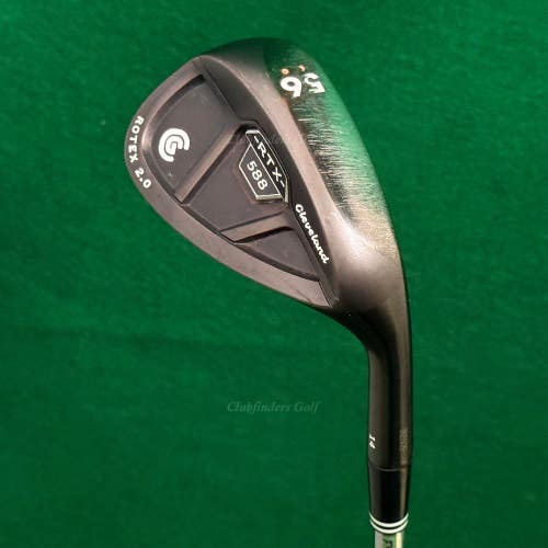 Cleveland RTX 588 Rotex 2.0 Black 56-14 56 Sand Wedge Dynamic Gold Wedge Flex