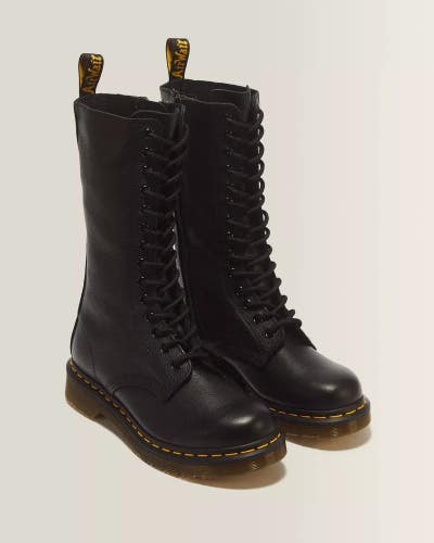 Dr. Martens 1B99 11820008 Women's US 7 Black Leather Mid Calf Boots Hawk2931