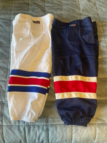 New York Rangers style Socks Senior Small Kobe (Used)