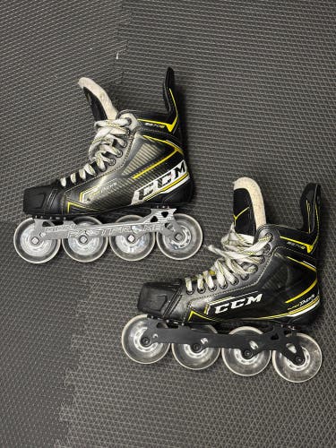 CCM Super Tacks 9370R Inline Roller Skates size 8.5 Regular Width Great Condition