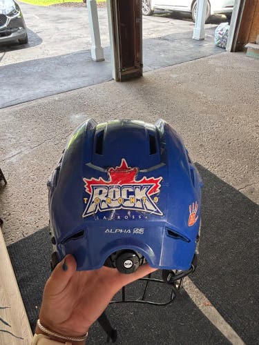 Toronto Rock Game Worn Warrior Helmet (Used)