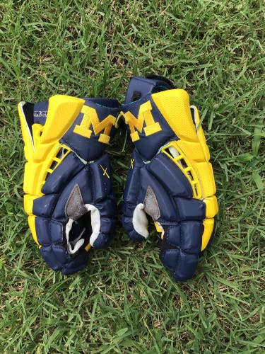 University of Michigan Maverik Rome Lacrosse Gloves