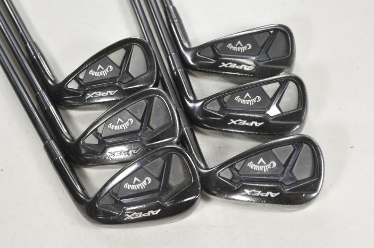 Callaway Apex 21 Black 6-PW,AW Iron Set Regular Flex Elevate MPH Steel #225312