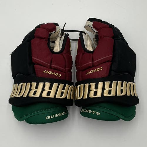 Used Arizona Coyotes Bjugstad Warrior 14" Pro Stock Covert Pro Gloves
