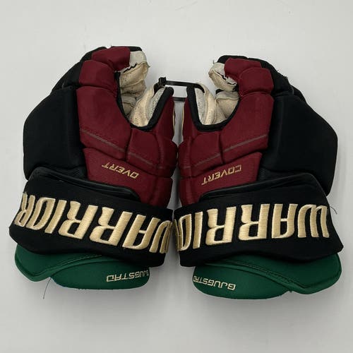 Used Arizona Coyotes Bjugstad Warrior 14" Pro Stock Covert Pro Gloves