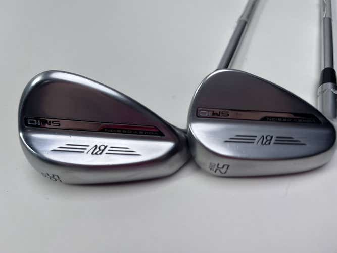LEFTY Titleist Vokey SM10 Tour Chrome Wedge Set 52* 8 | 56* 10 SM10 Wedge LH