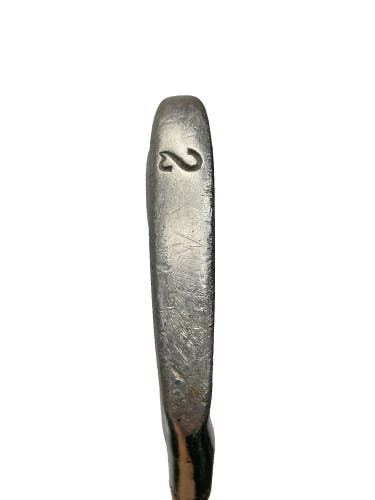 Kenneth Smith 2 Iron Custom Made In Kansas City Stiff Steel 38" RH Vintage Grip