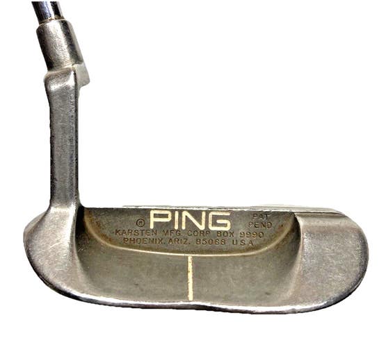 Ping Karsten B61 Stainless Putter 85068 Steel 35.5" RH New Deep Etched Grip Nice