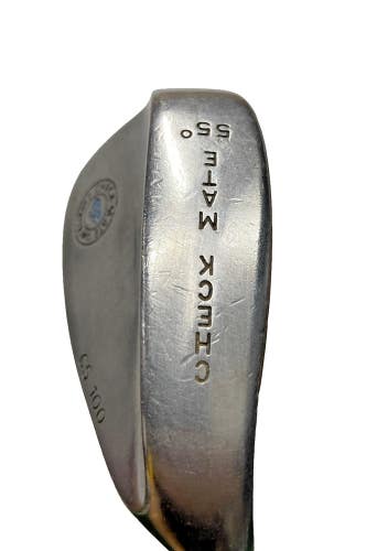 Carbite Inc Check Mate CS 100 Sand Wedge 55* Men's RH Stiff Steel 35" Nice Grip