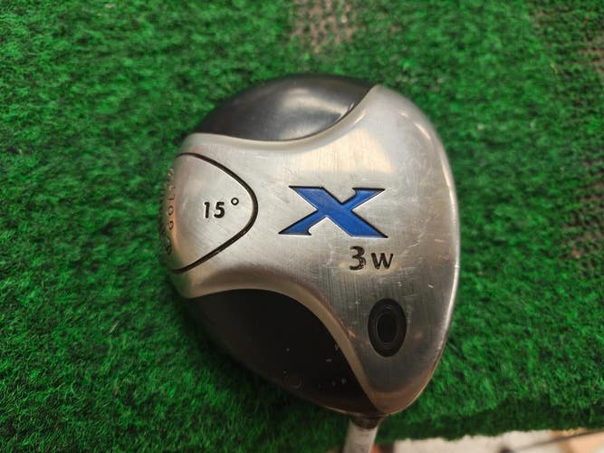 Callaway X Series Fairway 3 Wood 15 Degree Regular Flex Fujikura Graphite