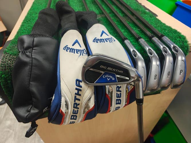 Callaway Big Bertha B21 Hybrid/Iron Set 3H,4H,5H-PW Graphite Shaft Regular Flex