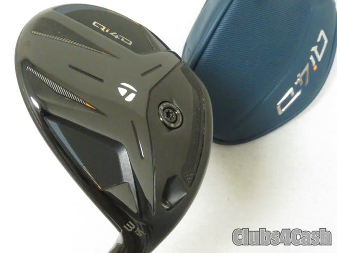 TaylorMade Qi4D Fairway 15   3 Wood REAX 65 Stiff Flex +Cover .. MINT