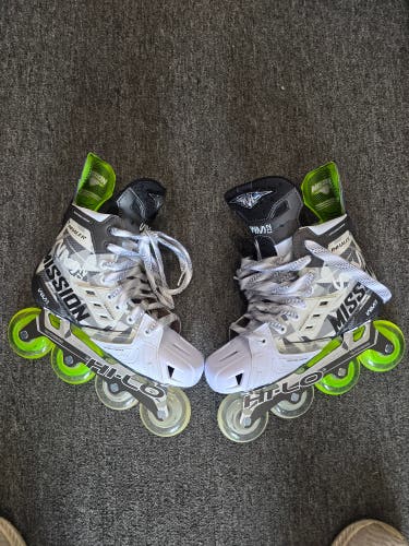 New Mission Inhaler WM02 Inline Skates Regular Width Size 5.5 (New)