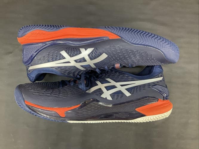Asics Gel-Resolution 9 Clay Mens Size 11.5 Court Shoes (No Box)