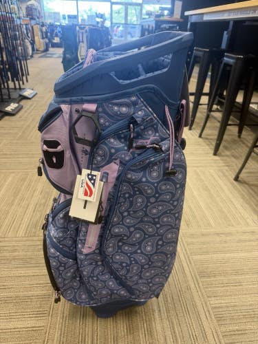 2027 Sun Mountain C-130 Cart Bag (SPORT-PAISLEY-LAVENDER