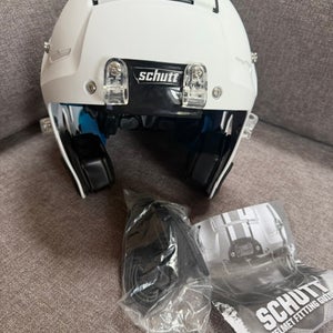 White Small Youth Schutt F7 LX1 Helmet (NEW)