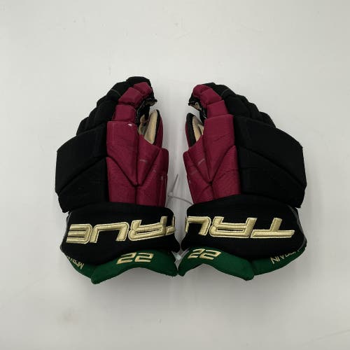 Lightly Used Arizona Coyotes McBain True 14" Pro Stock Catalyst 9X Gloves