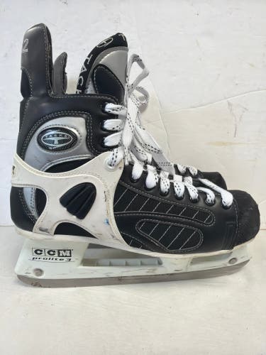 Black CCM Tacks 652 Hockey Skates Regular Width 11 (Used)