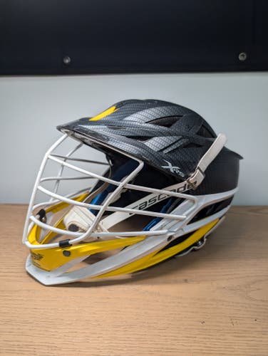 Carbon Fiber/Yellow Cascade XRS Helmet (Used)