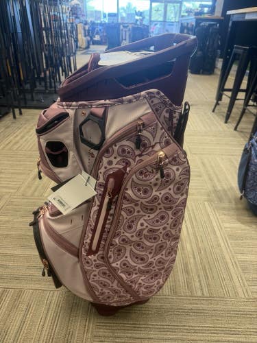 2027 Sun Mountain C-130 Cart Bag (MAUVE-PAISLEY