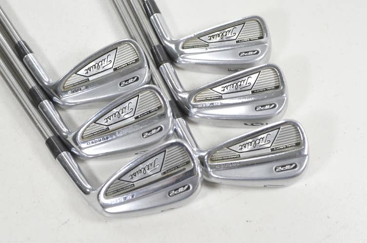 Titleist 710 AP2 5-PW Iron Set SteelFiber 95g Regular Flex Right  #225572