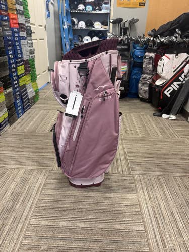 2027 Sun Mountain C-100 Cart Bag (POWDER-MAUVE-WINE)
