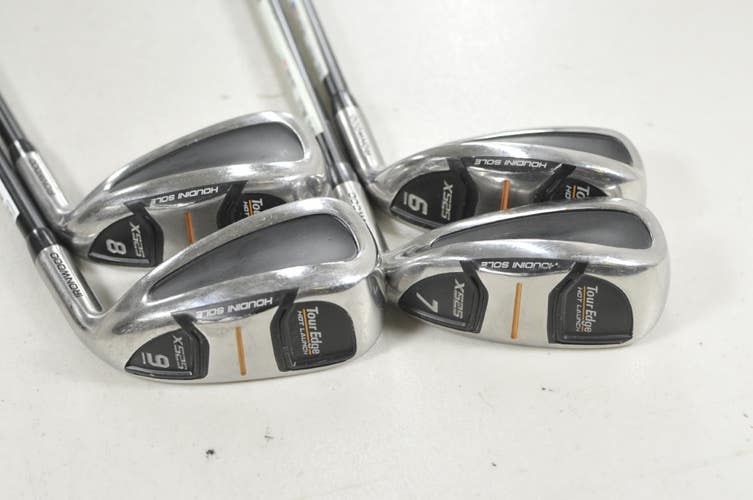 Tour Edge Hot Launch X525 6-9 Iron Set Senior Flex Helium 50g Graphite # 222304