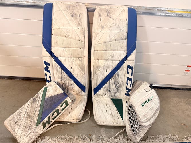 34" CCM EFlex 5 Regular Goalie Full Set (Used)