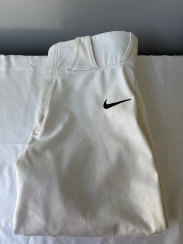 White Unisex XL Youth Nike Knicker (High) Baseball Pants (Used)