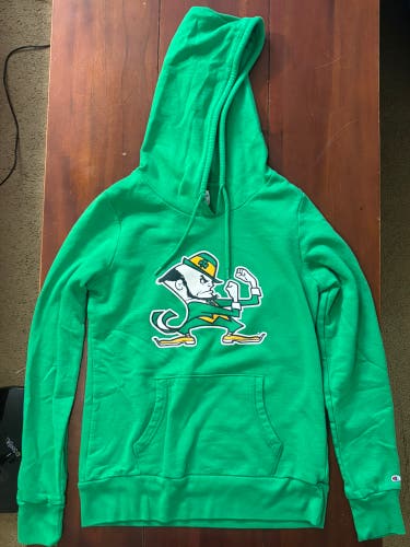 Notre Dame Green Men's Small / Medium Champion Sweatshirt (Used)