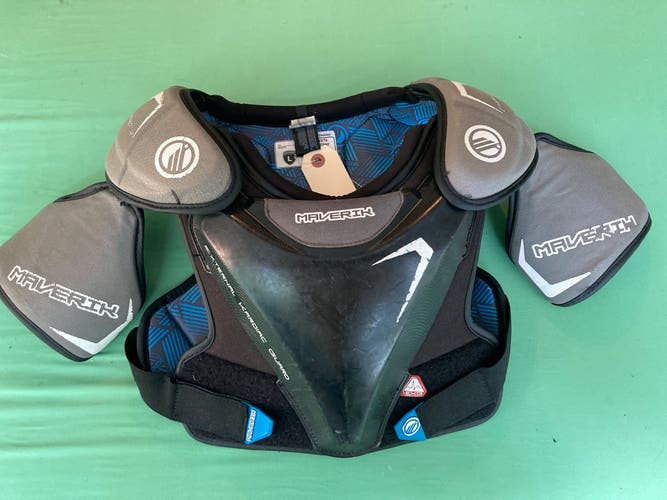 Large Youth Maverik Charger Shoulder Pads (Used)