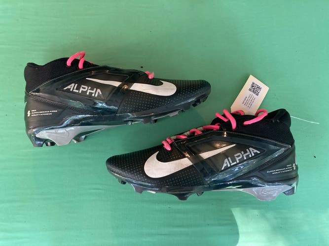 Nike Alpha Menace Pro 4 Mid Top Football Cleats | Men’s 9