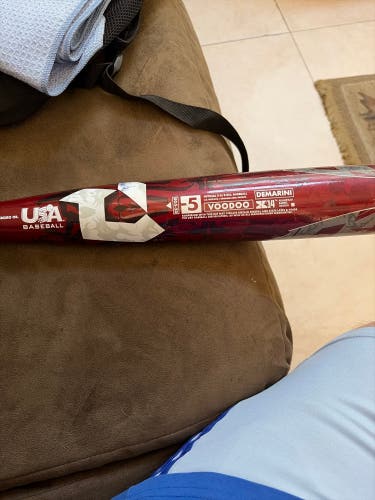 2023 DeMarini Voodoo One Alloy USABat Certified Bat (-5) 25 oz 30" (Used)