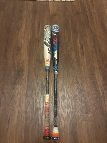 BUNDLE 2018 Louisville Slugger Select 718 Hybrid BBCOR Certified Bat (-3) (Used)