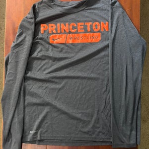 Princeton Wrestling Gray XL Men's Nike Dri-Fit Shirt (Used)