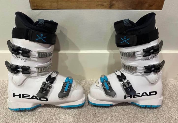 Mondo 22 & 22.5 Unisex HEAD Racing Raptor WCR Ski Boots (Used)