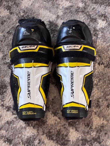 Youth Bauer Supreme 2S Pro 10" Shin Pads (Used)