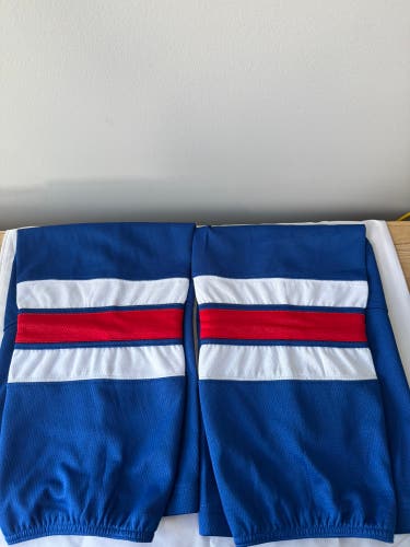 ASG Large 30” Jr. Amerks Blue Game Socks