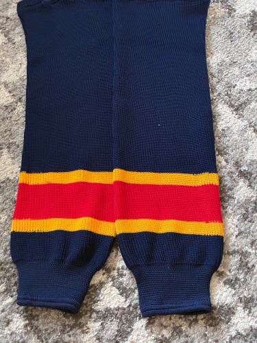 Blue Senior Medium Knit Socks (Used)